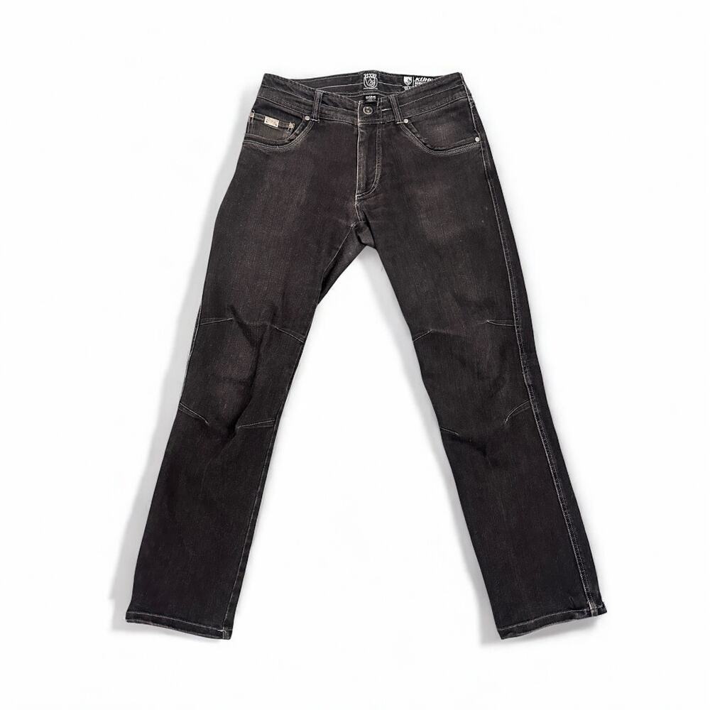 KÜHL Riot Jeans Men’s 32 Black Denim Y2K Rugged Utility Fit - Size 32